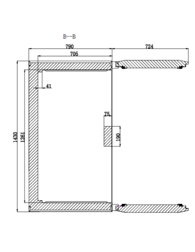 Armadio Refrigerato - Temperatura -1°C +7°C -...