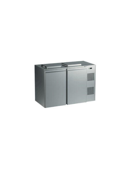 Box refrigerato per rifiuti - N. 2 x 120/240 Lt. - cm 175 x 87.5 x 128 h