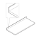 Top with 40 mm splashback (for vers with REMOTE motor) - 3 Modules