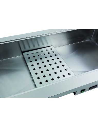 Recessed refrigerated tank - cm 144 x 68 x 54.5 h