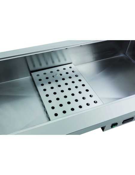 Recessed refrigerated tank - cm 144 x 68 x 54.5 h