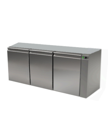 Refrigerated Table for Drinks Prepared - Temperature +2 /+10°C - Cm 174 x 68.5 x 85 h
