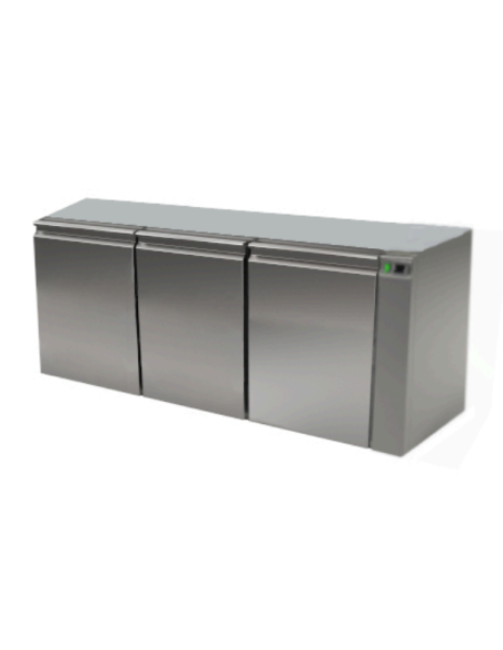 Tavolo Refrigerato per Bibite Predisposto - Temperatura +2 /+10°C - Cm 174 x 68.5 x 85 h