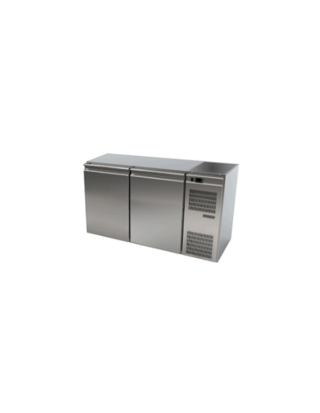 Tavolo Refrigerato per Bibite con Vasca - Temperatura +2 /+10°C - Cm 151 x 68.5 x 85 h
