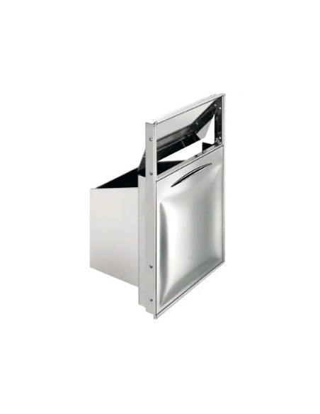 Solid Waste Hopper with Swing Lid - cm 44 x 70 h