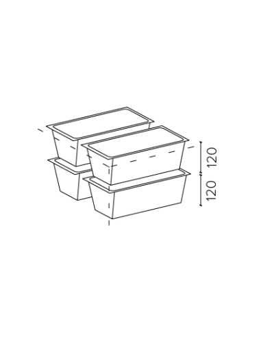 Vitrina para helados - No. 7 x litros 5 O 14 x...