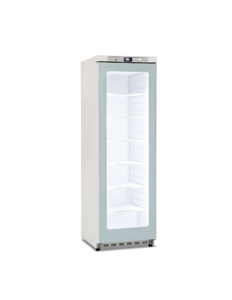 Freezer cabinet with glass door - 400 Lt - Temperature -22 -°C / -15°C