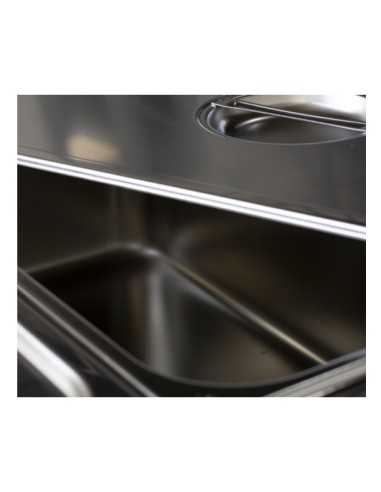 Mozzarella bain-marie - Capacity bowls 2 x GN...