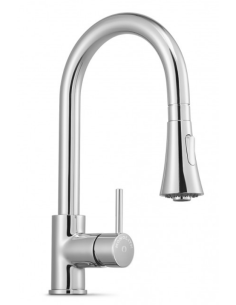 Tap single-hole - Swivel spout - Pull-out shower - Height... 2