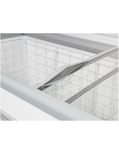 Supermarket Island Freezer - Capacity liters 588 - cm 145.6 x 85.8 x 89.2 h