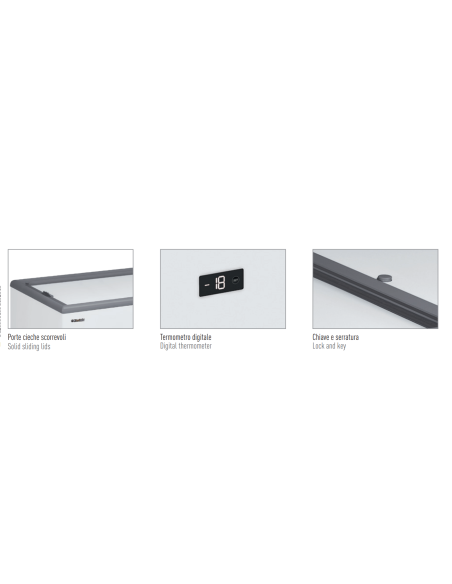 Congelador horizontal de 398 litros - cm 150,3 x 67 x 89,5 h