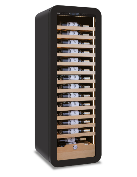 Refrigerated display case for wine - Temperature +2 °C +20 °C - cm 54 x 55 x 160 h