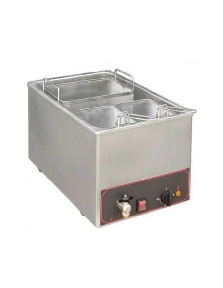 Countertop pasta cooker - Capacity 3 baskets - cm 34 x 54 x 28 h