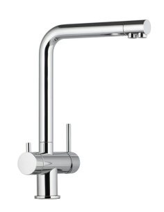 Tap single-hole 3-way chrome-plated brass