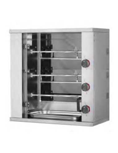 Rotisserie - Electric - N° 3 swords - Max 9 chickens - cm 80 x 40 x 73.5 h
