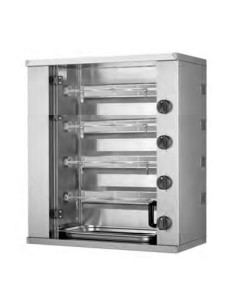 Girarrosto - A gas - N°4 spade - Max 12 polli - cm 80 x...