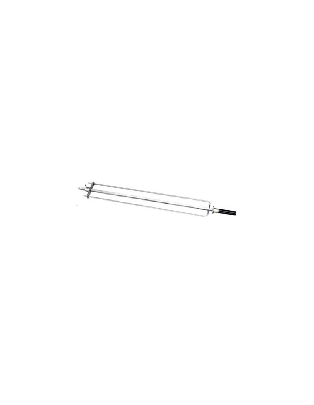 Stainless steel double skewer
