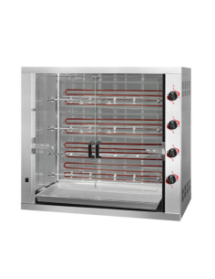 Asador - Eléctrico - N° 4 espadas - N° 24 pollos máx. -...