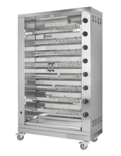 Rotisserie - A gas - N° 8 swords - N° 48 chickens max -...