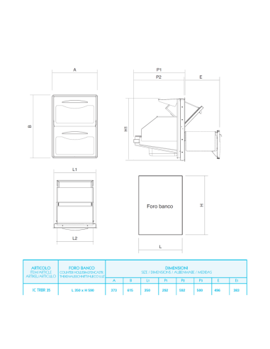 Coffee grounds hopper with Filter Beater - Hole...