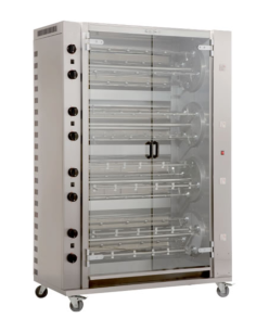 Asador planetario a gas - N° 16 palas - N° max 96 pollos...