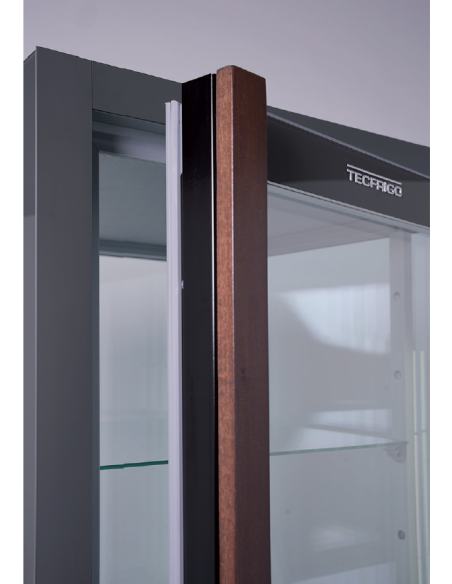 Pastry Display Case - Temp +4°C / +10°C - Capacity lt 450 - 5 Round Shelves - cm 71 x 69.5 x 187.5 h