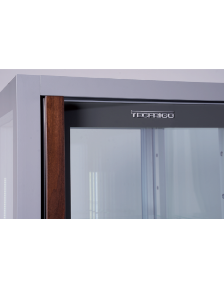 Vitrina de Pastelería - Temp -15°C / -21°C - Capacidad lt 800 - 10 Estantes de Vidrio - cm 136.5 x 69.5 x 187.5 h