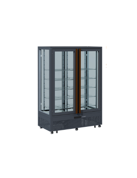 Pastry Display Case - Temp -15°C / -21°C - Capacity lt 800 - 10 Shelves in Grids - cm 136.5 x 69.5 x 187.5 h