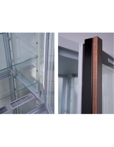 Pastry Display Case - Double Temperature -...