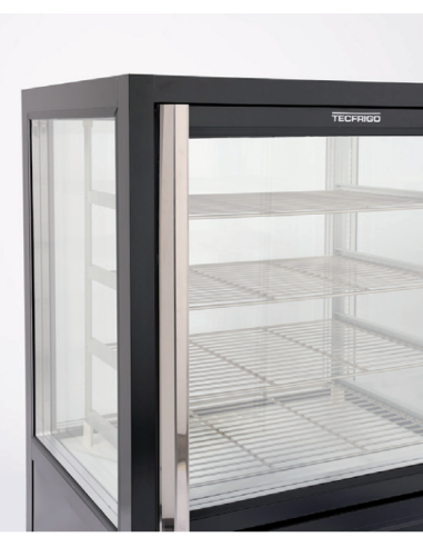 Pastry and ice cream display case - Temperature...