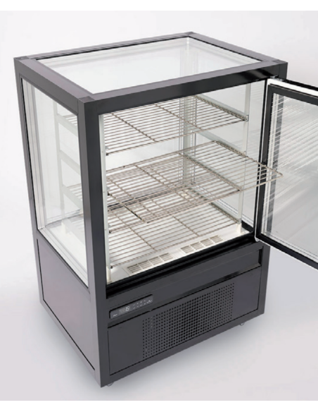 Pastry and ice cream display case - Temperature -10°C / -19°C - 3 shelves in Grids - Cm 81 x 63 x 119 h
