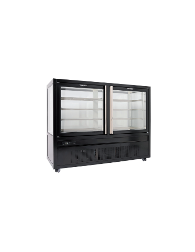 Pastry and ice cream display case - Temperature...