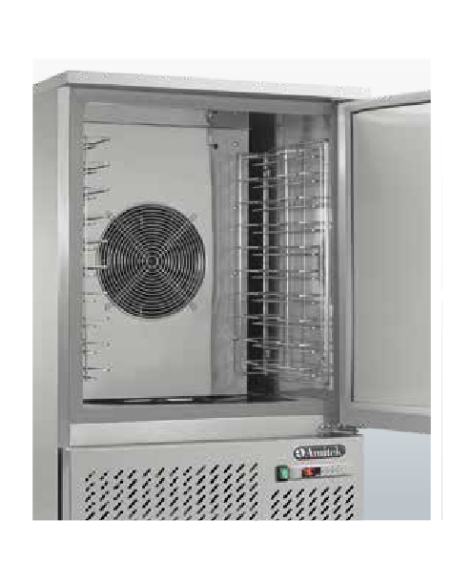 Abbattitore di temperatura 10 teglie x GN 1/1 o 10 x cm 60 x 40 - cm 80 x 80 x 150.2h