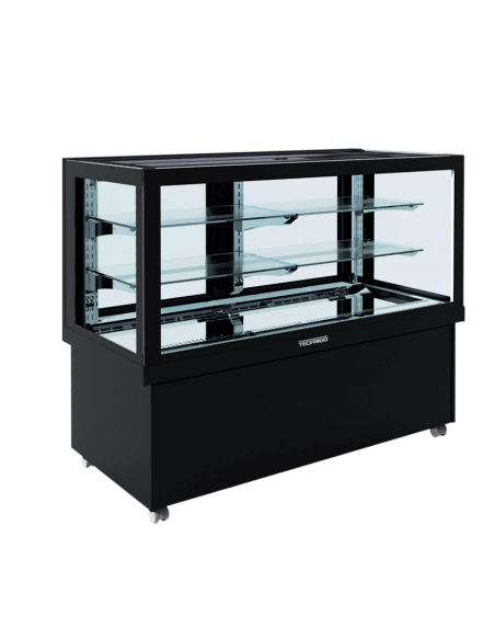 Espositore orizzontale - Temp. +5°C / -18°C - Capacità lt 300 - 4 ripiani vetro - cm 94 x 72.5 x 115 h
