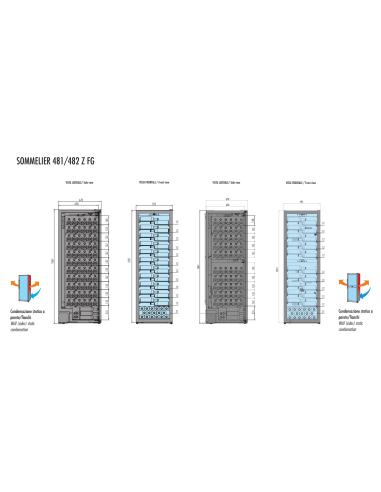 Wine Display - Double zone Temperature...