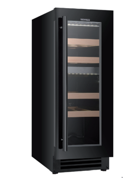 Wine Display - Double zone Temperature +5°C+20°C / +10°C/ +20°C - Cm 29.5 x 57 x 82 h