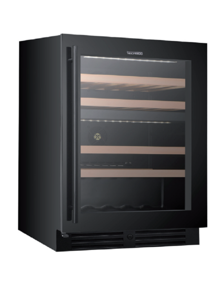 Espositore vino - Doppia zona temperatura +5°C+20°C / +5°C+20°C - Cm 59.5 x 57 x 82 h