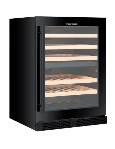 Expositor para vino Doble Temperatura +5°C+20°C / +5°C+20°C - Cm 60.5 x 60 x 87 h