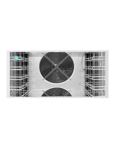Abbattitore di temperatura 4 teglie GN 1/1 o cm...