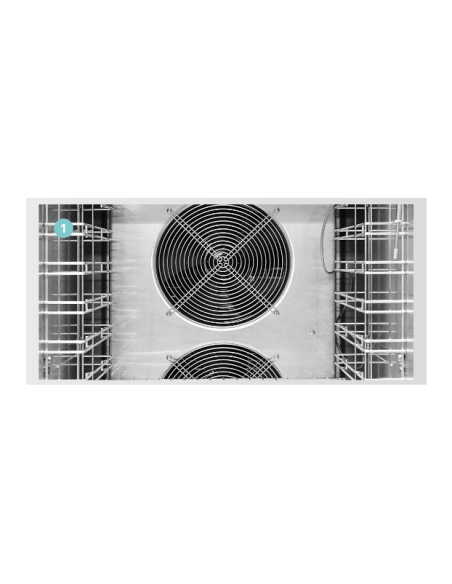 Blast chiller 4 pans GN 1/1 or cm 60 x 40 - cm 78.4 x 80 x 90 h