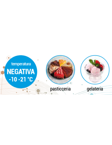 Vitrina para pastelería y heladería con cuatro...