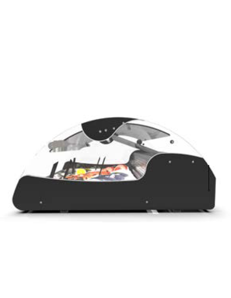 Vitrina refrigerada para pescado - N° 3 x GN 1/1 x 65 - Cm 103 x 88.2 x 40 h