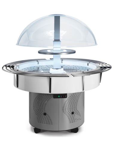 Refrigerated Display Island with shelves -...