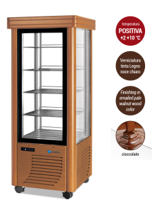 Refrigerated display case for chocolate - Temperature...