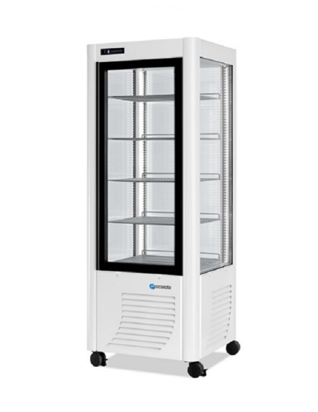 Refrigerated display case for chocolate - Temperature +14/+18 °C - cm 70 x 70 x 184 h