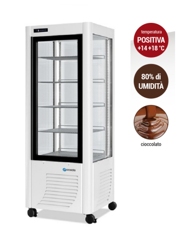 Refrigerated display case for chocolate -...