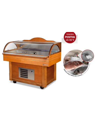 Fish buffet display stand manual opening - cm...