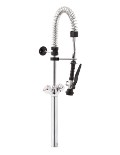Single-hole prewash shower assembly with extension, round... 2