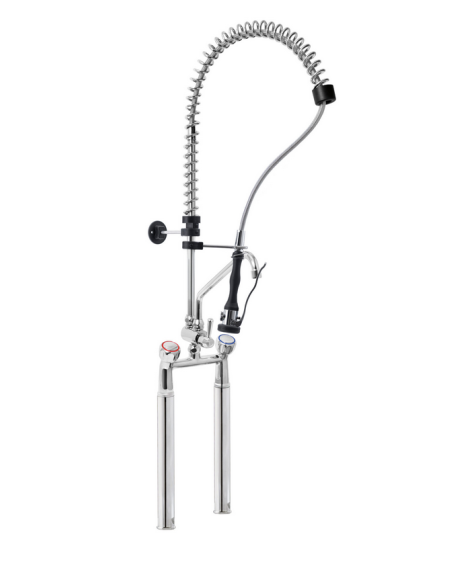 Bifore prewash shower group with extensions,with hand shower - 25 mm spout