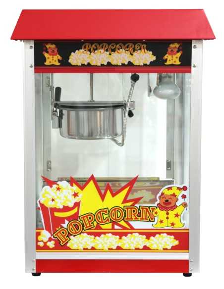Macchina popcorn con carrellino - cm 94 x 51 x 155 h